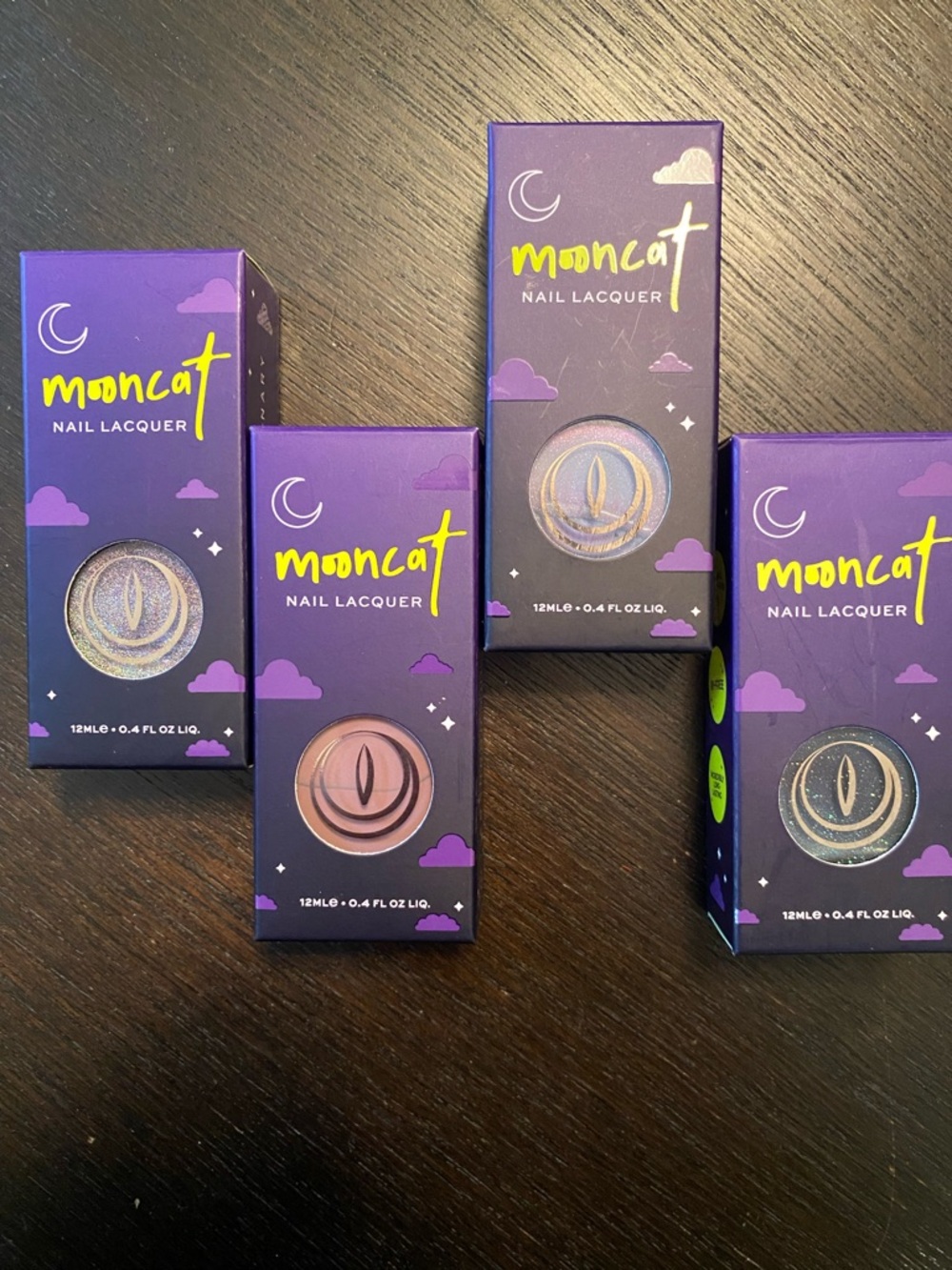 🌙😻 Mooncat Nail Lacquers 💅🏼 Magnetic, Holographic, Creme Polishes